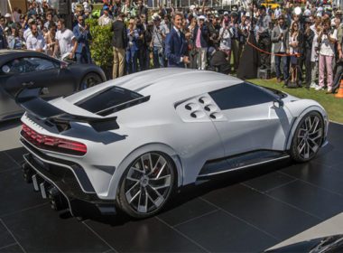 Eight Million EUR Bugatti Centodieci Super Sports Car presented at The Quail - A Motorsports Gathering