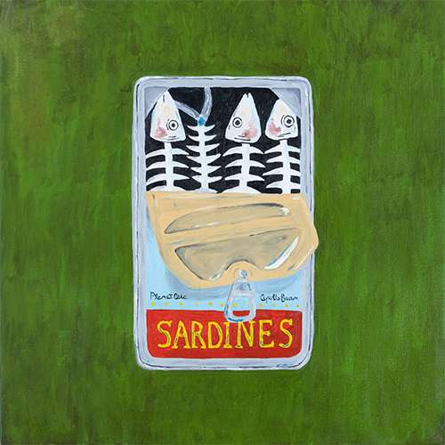 Apollo Brown & Planet Asia - Sardines (LP) front